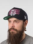 Бейсболка MITCHELL NESS арт. HP13258-TTTBLCK Bret Hart Statement Pro WWE (черный)